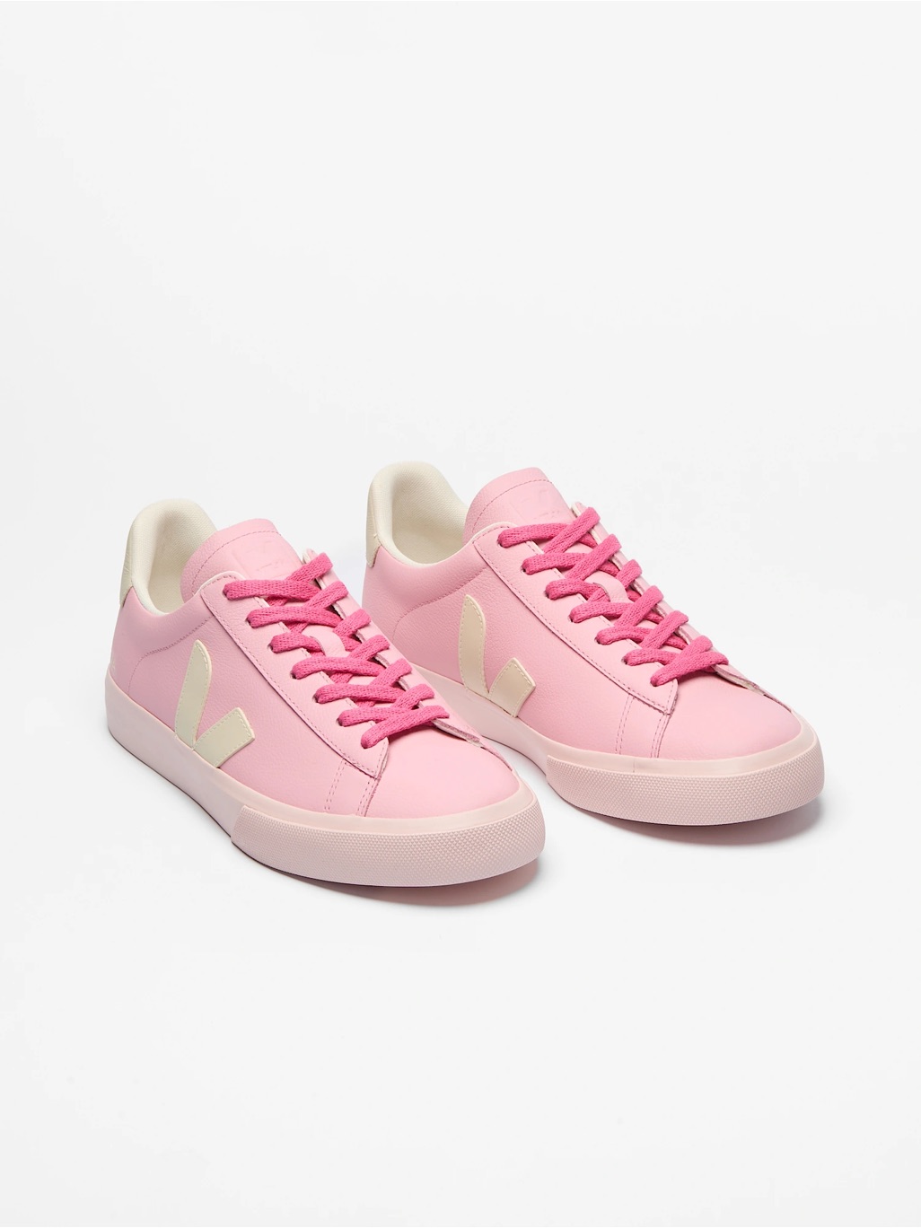 Veja Campo Leather Guimauve//Pierre//Petal Sneakers
